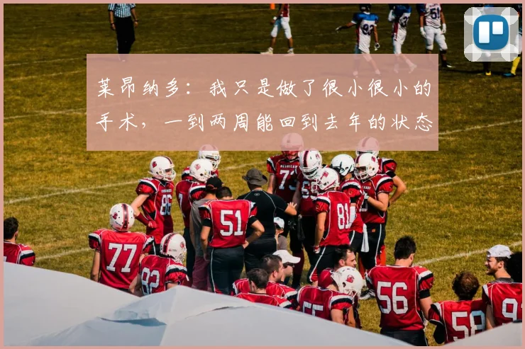 莱昂纳多：我只是做了很小很小的手术，一到两周能回到去年的状态
